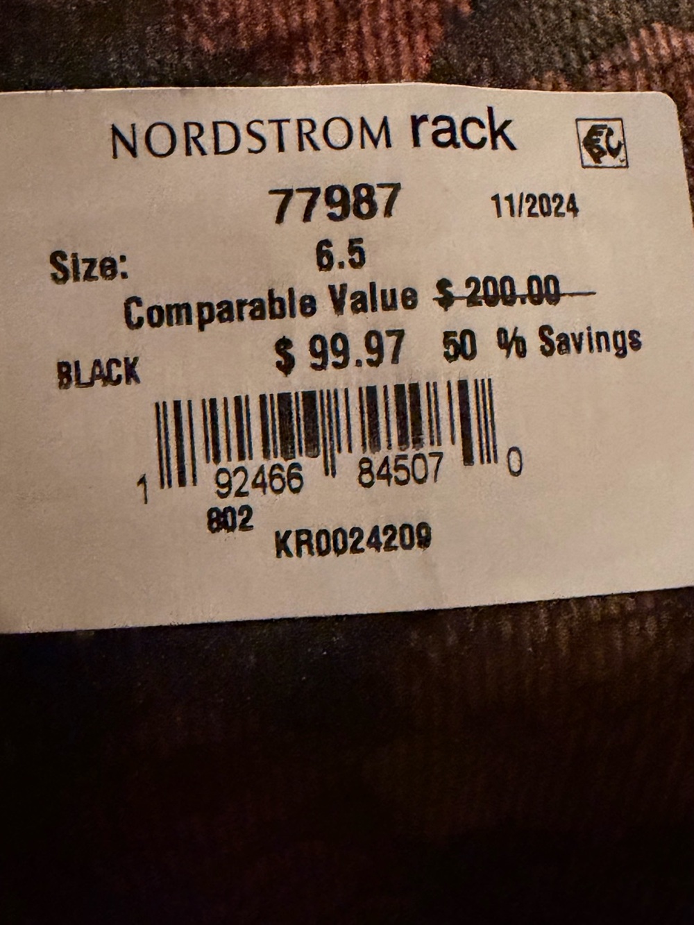 Korks Karalyn Boots Knee High Black Vegan Faux Leather Women’s 6.5 NEW - Picture 6 of 7